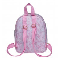 Lorenz Girls Medium Compact Zip Round Backpack with Front Zip Pocket